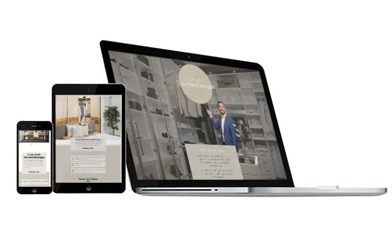 Referenz: Landingage für Booklet: Stauraumzauberer.at